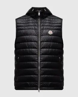 Moncler: Чёрный жилет 