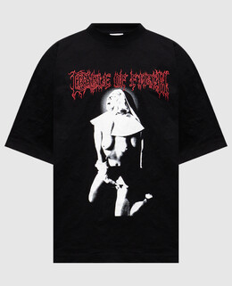 Vetements: Чёрная футболка 
