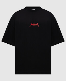 Vetements: Чёрная футболка 