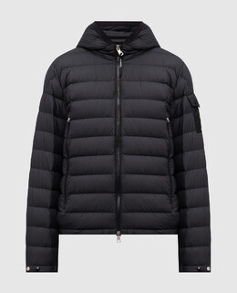Moncler: Чорні куртки 