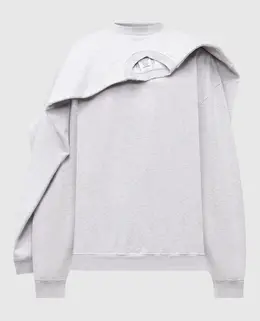Vetements: Серый свитшот 