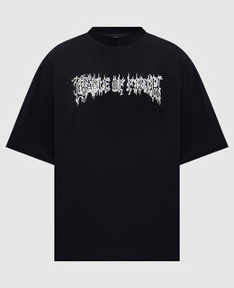 Vetements: Чёрная футболка 