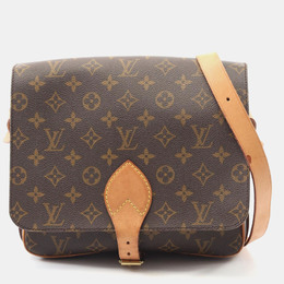 Louis Vuitton: Коричневая сумка 