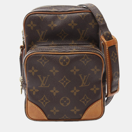 Louis Vuitton: Коричневая сумка 
