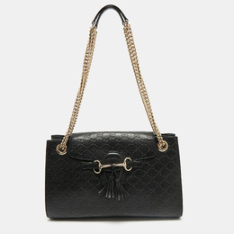 Gucci: Чёрная сумка 