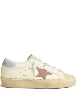 Golden Goose: Бежевые кроссовки  Hi Star