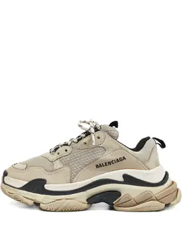Balenciaga Pre-Owned: Бежевые кроссовки 