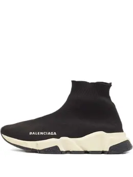 Balenciaga Pre-Owned: Чёрные кроссовки 