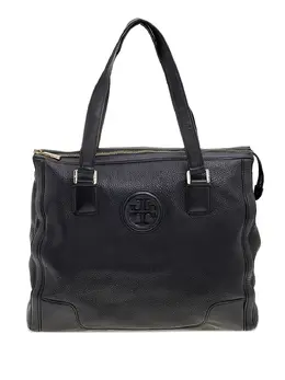 Tory Burch: Чёрная сумка-шоппер  Robinson