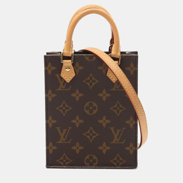 Louis Vuitton: Коричневая сумка 