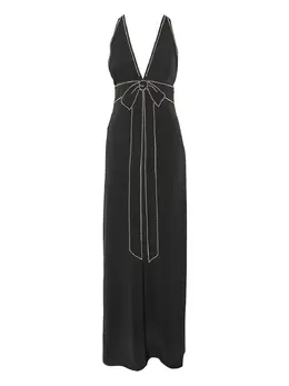 Moschino Pre-Owned: Платье с бантом 