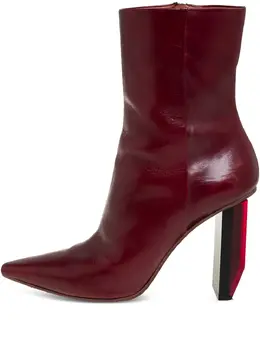 VETEMENTS: Бордовые ботинки 
