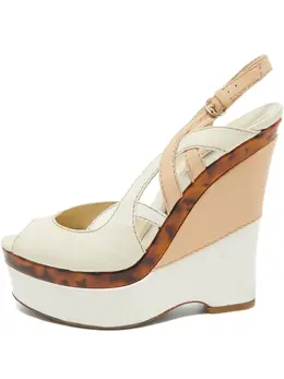 Gucci Pre-Owned: Бежевые сандалии 