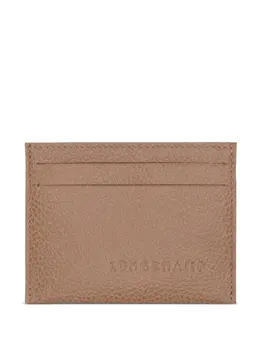 Longchamp: Бежевый картхолдер 