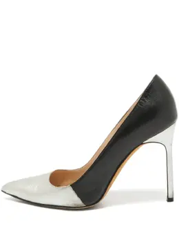 Manolo Blahnik: Серебристые туфли 