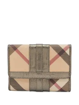 Burberry Pre-Owned: Кошелёк в клетку 