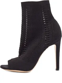 Gianvito Rossi: Чёрные ботинки 