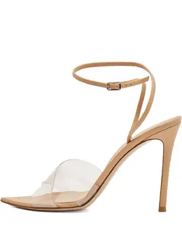 Gianvito Rossi: Бежевые сандалии  Stark
