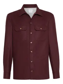 Brunello Cucinelli: Рубашка из фланели 
