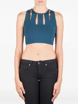 Cushnie: Голубой топ 
