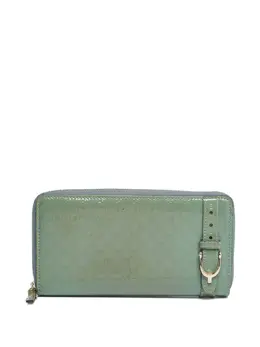 Gucci Pre-Owned: Зелёный кошелёк 