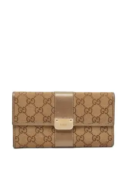 Gucci Pre-Owned: Бежевый кошелёк 