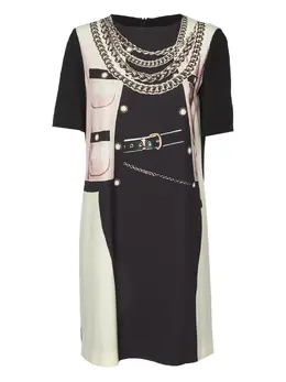 Moschino Pre-Owned: Платье с принтом 
