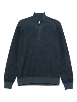 Brioni: Голубой свитер 