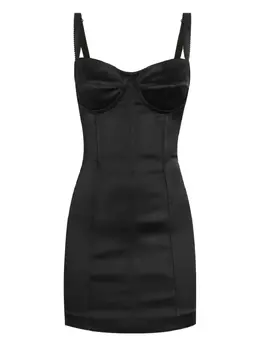 Dolce & Gabbana: Атласное платье 