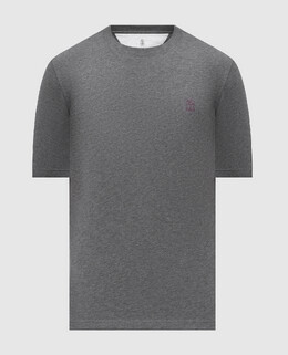 Brunello Cucinelli: Серая футболка 