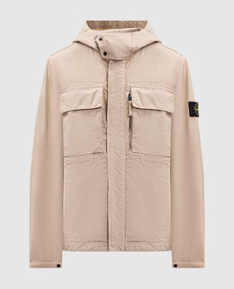 Stone Island: Бежеві куртки 