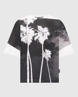 Palm Angels: Белая футболка 