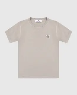 Stone Island: Серая футболка 