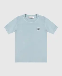 Stone Island: Голубая футболка 