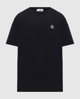Stone Island: Чорні футболки 