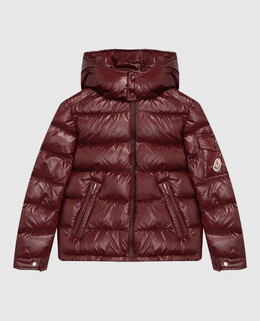 Moncler ENFANT: Коричневая куртка 