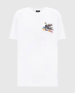 Etro: Белая футболка  Pegaso