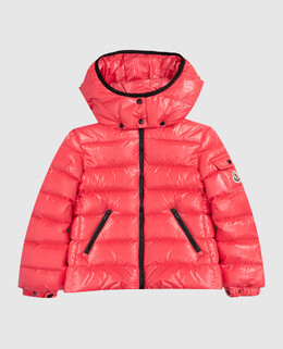Moncler ENFANT: Розовая куртка 