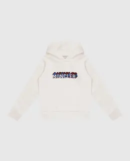 Moncler ENFANT: Білі толстовки 