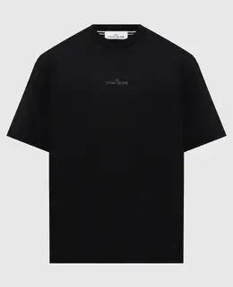 Stone Island: Чёрная футболка 