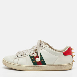 Gucci: Белые кроссовки  Ace
