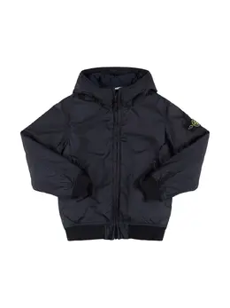 STONE ISLAND JUNIOR: Куртка с капюшоном 