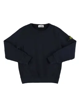 STONE ISLAND JUNIOR: Хлопковый свитшот 