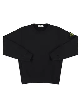 STONE ISLAND JUNIOR: Хлопковый свитшот 
