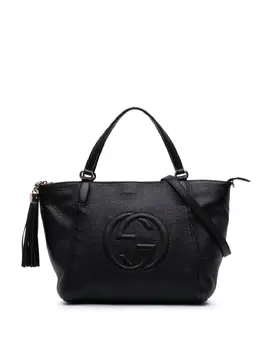 Gucci Pre-Owned: Чёрная сумка 