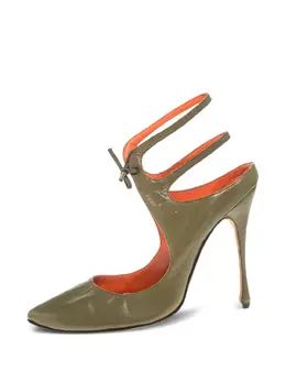 Manolo Blahnik: Зелёные туфли 