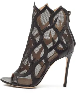 Gianvito Rossi: Чёрные ботинки 