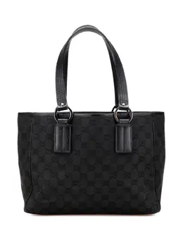 Gucci Pre-Owned: Чёрная сумка-шоппер 