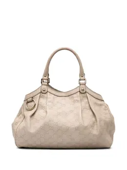 Gucci Pre-Owned: Коричневая сумка-шоппер 