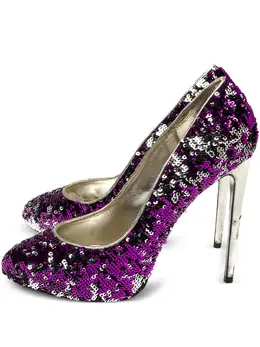 Dolce & Gabbana Pre-Owned: Фиолетовые туфли 